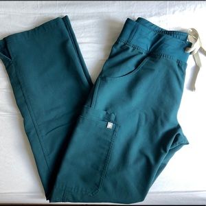 NWOT Figs Caribbean Blue Kade Cargo Pants XS/R